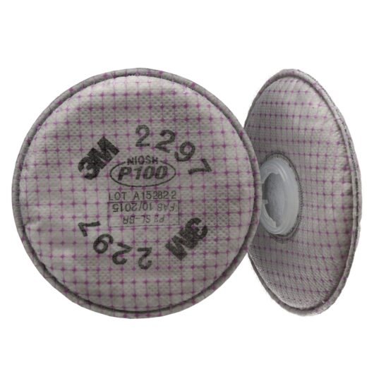 FILTRO P100 CON TECNOLOGIA AVANZADA PARA PARTICULAS Y VAPORES ORGANICOS. REF. 2297 MARCA 3M COLOR GRIS. CERTICADO POR NIOSH – 2297-3M