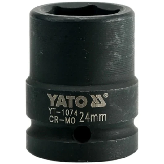 CUBO CORTO HEXAGONAL DE IMPACTO DE C-3/4″ X 24MM YATO Ref.YT-1074