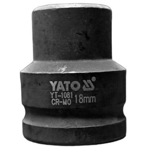 CUBO CORTO HEXAGONAL DE IMPACTO DE C-3/4″ X 18MM YATO Ref.YT-1081