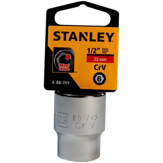 CUBO CORTO HEXAGONAL C-1/2″ X 23MM REF:88-745 STANLEY – Ref.88-745