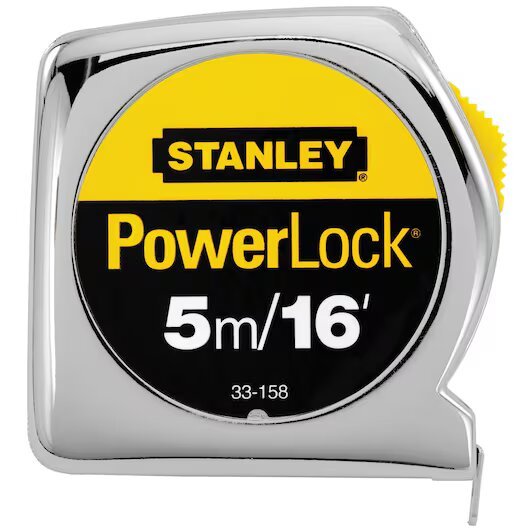 CINTA METRICA DE 5M/16′ METALICA POWERLOCK® REF:33-158 STANLEY – Ref.33-158