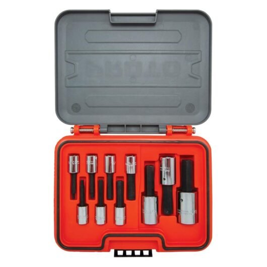 JUEGO DE 10 CUBO ALLEN CORTO C-3/8″ Y C-1/2″ DE 1/8″ A 5/8″ MODELO:J52110H PROTO – Ref.J52110H
