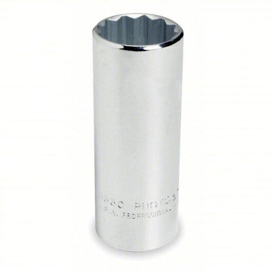 CUBO LARGO ESTRIADO CROMADO C-1/2″ X 1-1/16″ PROTO – Ref.J5334