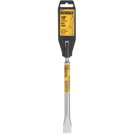 CINCEL DE PUNTA PLANA DE 3/4″ X 10″ SDS PLUS  MODELO:DW5350 DEWALT – Ref.DW5350