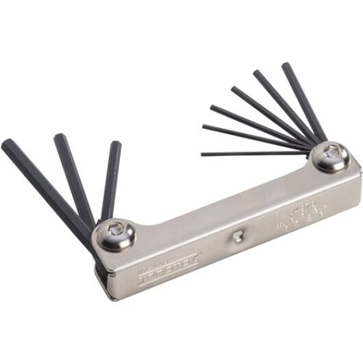 JUEGO LLAVE ALLEN PUÑO 9 PZAS DE .050 A 3/16″ PROTO – Ref.J4978