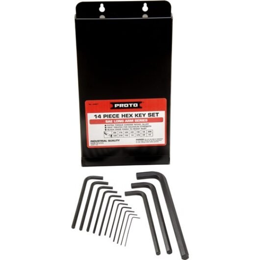 JUEGO LLAVE ALLEN LARGA 14 PZAS DE 0.50 A 1/2″ PROTO – Ref.J4987