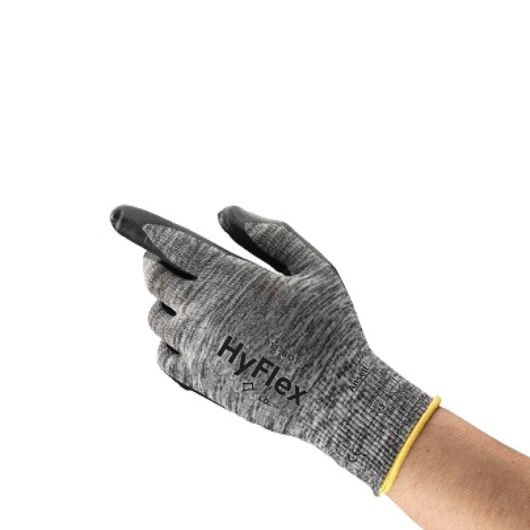 GUANTES MULTIPROPOSITO HYFLEX, PALMA RECUBIERTA  ESPUMA DE NITRILO, MATERIAL DEL FORRO NYLON, EN388 3131A, MAGNIFICA DESTREZA Y TRANSPIRABILIDAD, CODIGO 11-801/9, MARCA ANSELL – Ref.11-801/9