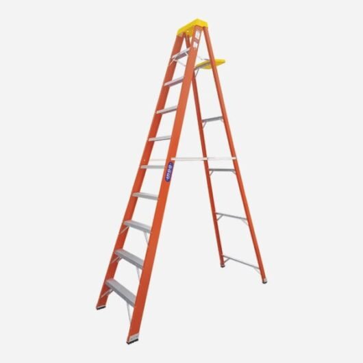 ESCALERA TIPO TIJERA DE FIBRA DE 12 PIES INDUSTRIAL 300 LBS MODELO:10572207  INCO – Ref.10572207