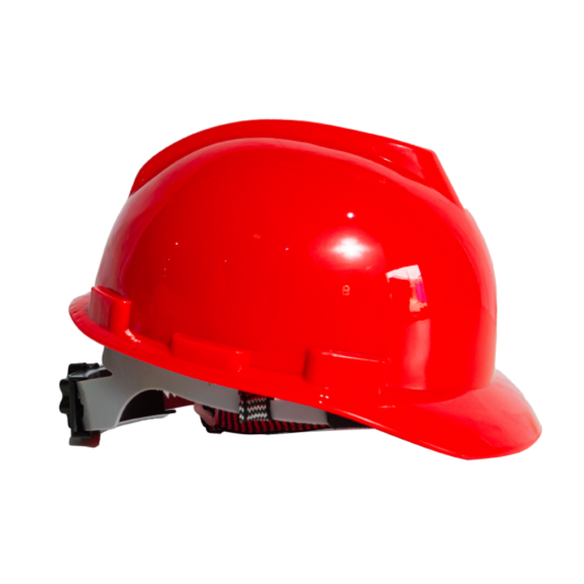 CASCO DE SEGURIDAD ROJO MOD. SH109 MARCA COSMO. SUSPENSION RACHET, MATERIAL POLIETILENO ALTA DENSIDAD. PESO 240 G. – SH1097-R