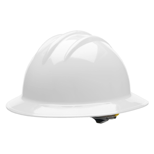 CASCO ALA ANCHA BULLARD S71 BLANCO SUSPENSION RATCHET 4 PUNTOS, CLASE E Y G DIELECTRICO, TIPO I – 71WHR