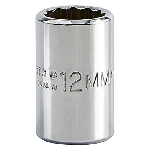CUBO CORTO ESTRIADO C-3/8″ DE 15MM CROMADO REF. J5215M MARCA PROTO – Ref.J5215M