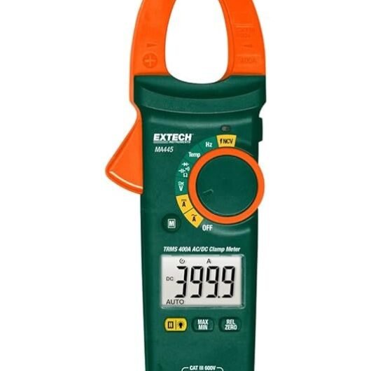 PINZA AMPERIMETRICA DE AC/DC DE VERDADERO VALOR EFICAZ DE 600A + NCV EXTECH Ref.EX655