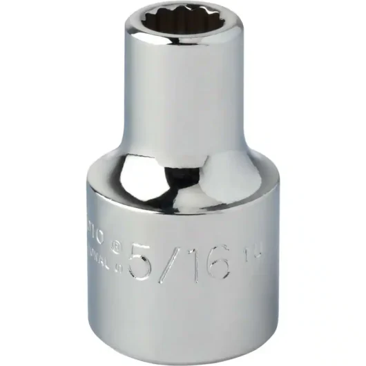 CUBO CORTO ESTRIADO C-1/2″ DE 5/16″ CROMADA, REF. J5410 MARCA  PROTO – Ref.J5410