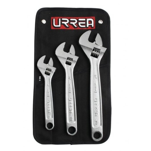 JUEGO DE 3 LLAVE AJUSTABLE DE 8″,10″ Y 12″ MODELO:795 URREA – Ref.795