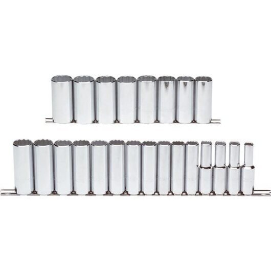 JUEGO DE CUBO LARGO ESTRIADO C- 1/2 DE 10 A 32MM 23PIEZAS PROTO – Ref.J54201