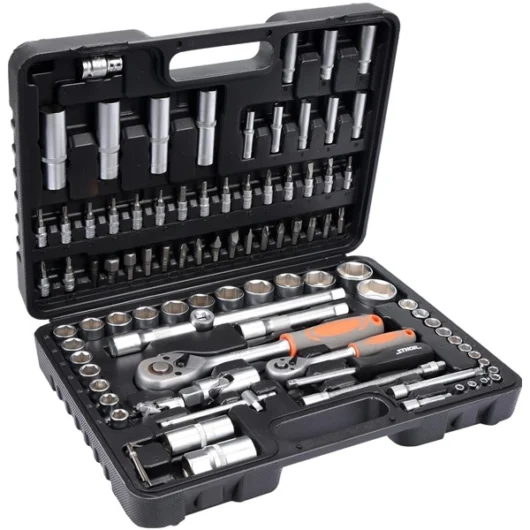 JUEGO DE 94 CUBOS LARGOS Y CORTOS DE 1/4″ Y 1/2″ MARCA YATO Ref.58687