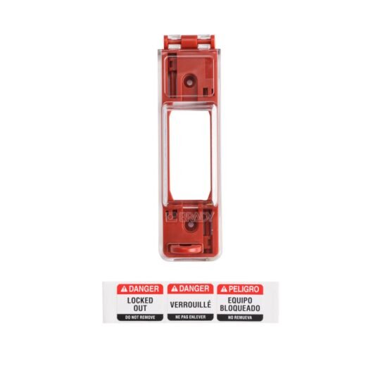 DISPOSITIVO DE BLOQUEO PARA INTERRUPTORES DE PARED COLOR ROJO 1.16 “ BRADY – 65392
