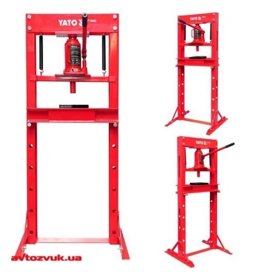 PRENSA HIDRAULICA, CAPACIDAD 30 TONELADAS  50X50X25 MARCA YATO Ref.YT-55582