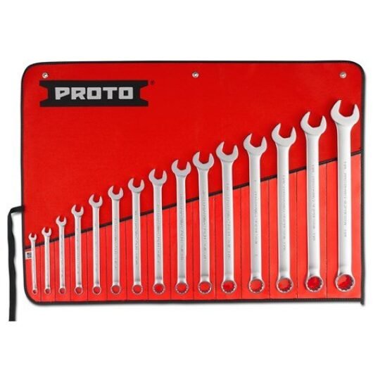 JUEGO DE 15 LLAVE COMBINADA CROMADA DE 5/16″ A 1-1/4″ PROTO – Ref.J1200FASD