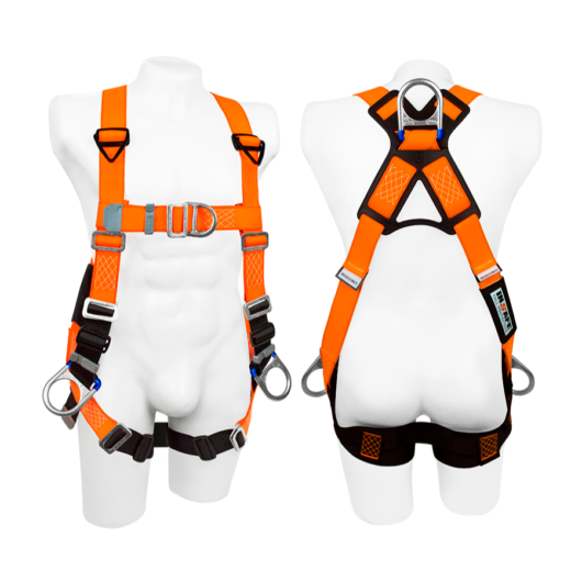 ARNES 4 ARGOLLAS, TIPO H, ANILLOS TIPO D, COSTURA EN HILO BLANCO POLYESTER, MATERIAL POLYESTER, TALLA UNIVERSAL, ANZI 359.1 ANZI 359.12, CODIGO IN8005, MARCA INSAFE –  Ref.IN8005