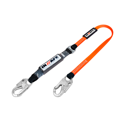 LINEA DE VIDA CON ABSORBEDOR DE 2 GANCHO DE 3/4″  CUMPLE:ANSI/ASSE Z359.13-2013 MODELO:IN8020 INSAFE –  Ref.IN8020