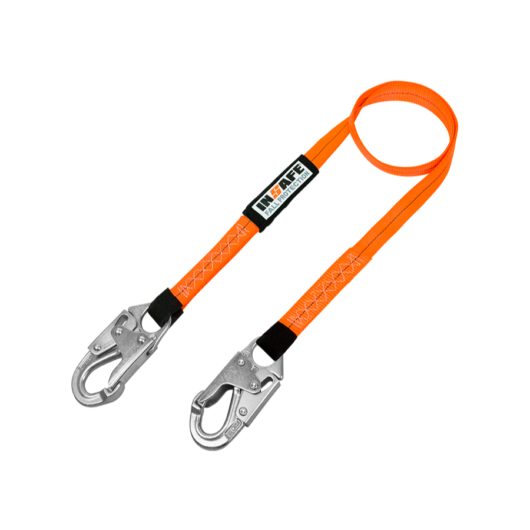 ESLINGA DE POSICIONAMIENTO Y RESTRICCION, MATERIAL POLIESTER, GANCHOS ¾ CON RESISTENCIA 5000 LIBRAS, LONGITUD 1.8M, REATA ALTTA TENACIDAD CON TRATAMIENTO INIFUGO, CODIGO IN 8041, MARCA IN SAFE –  Ref.IN8041