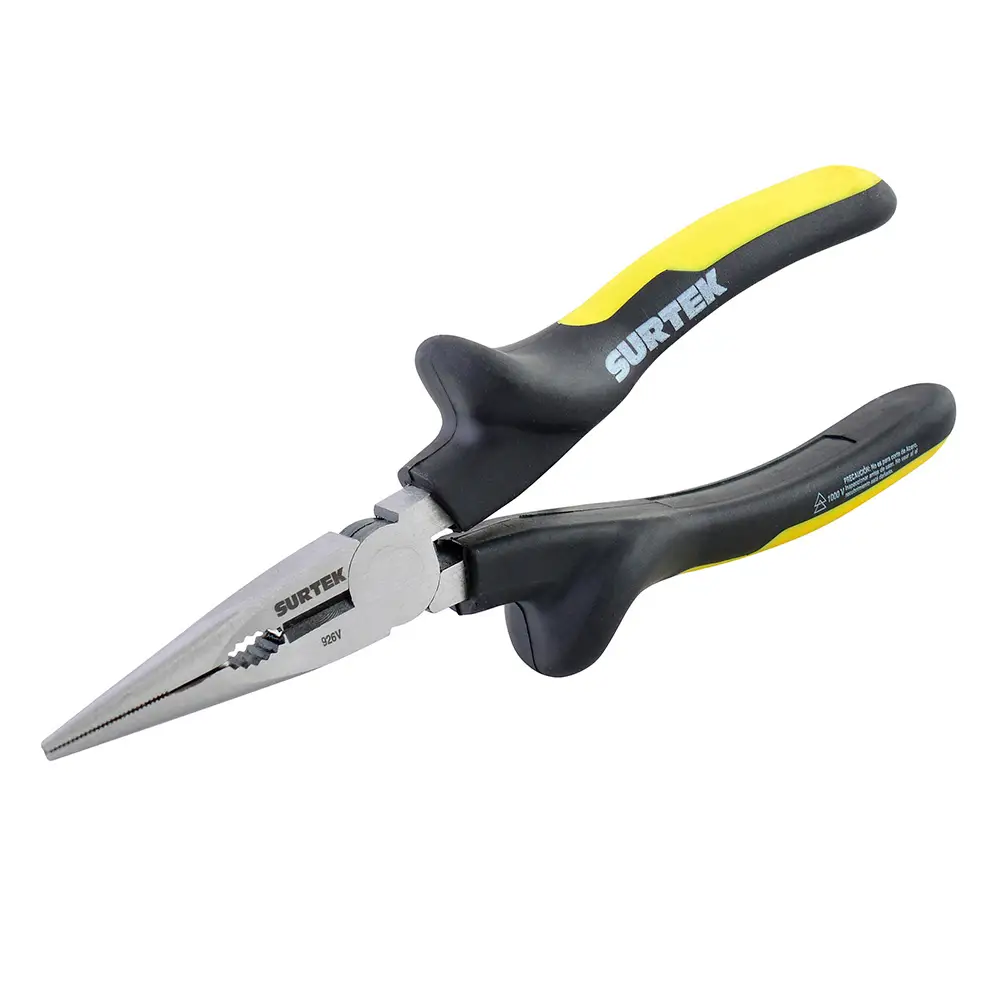 PINZA PUNTA LARGA DE 6" AISLADA 1000V MAXSTEEL VDE REF:926V SURTEK - 926V