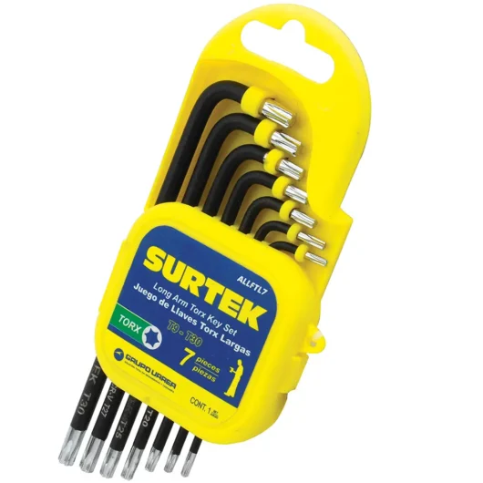 JUEGO DE 7 LLAVE TORX DE T9 A T30 REF:ALLFTL7  SURTEK – ALLFTL7