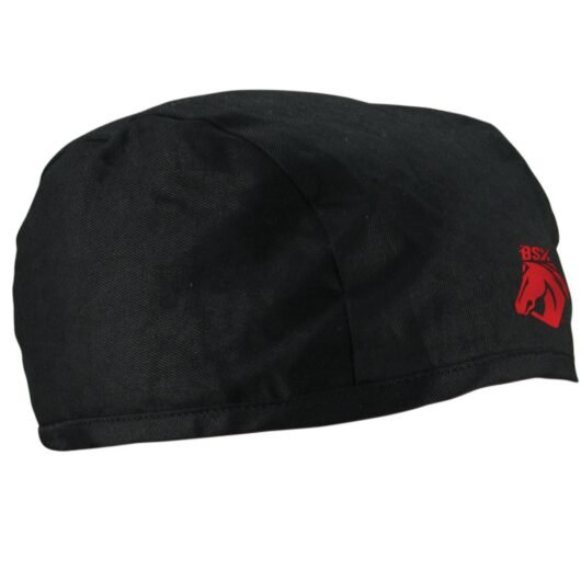 GORRO DE ALGODÓN PARA SOLDAR, TALLA UNICA COLOR NEGRO, MARCA BLACK STALLION – Ref. BC5B-BK