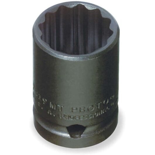 CUBO CORTO DE IMPACTO FOSFATADO ESTRIADO   DE PARED DELGADA, C-1/2″ X 17MM PROTO – Ref.J7417MT