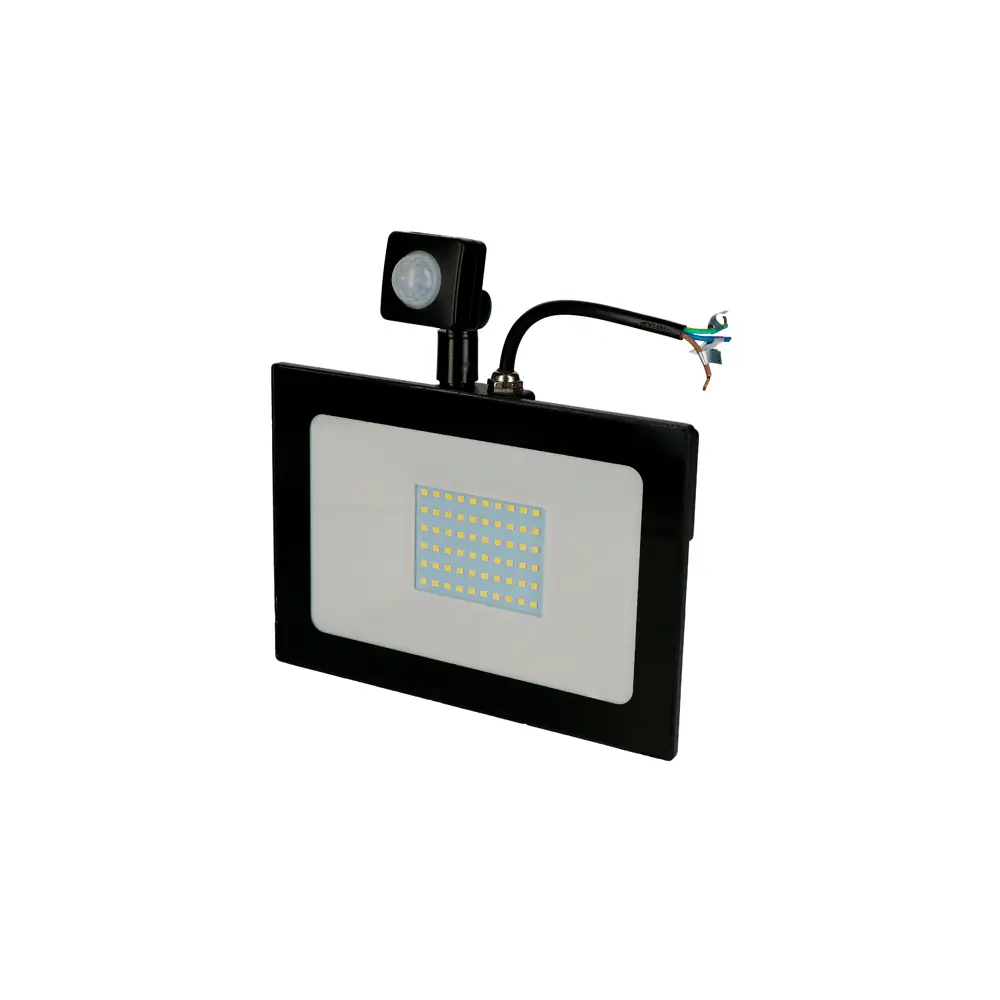 LAMPARA REFLECTORA LED 50W CON SENSOR DE MOVIMIENTO SURTEK - RFLA50