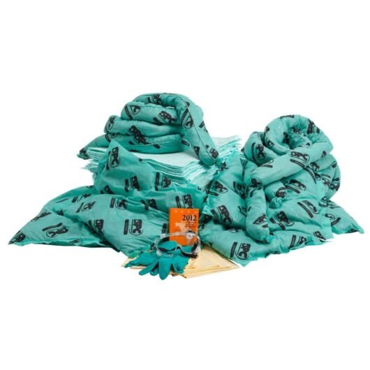 REFILL PARA KIT DE DERRAME PRODUCTOS QUIMICOS, CAPACIDAD ABSORCION 75 GAL, INCLUYE: GUIA DE RESPUESTA, GAFAS, GUANTE DE NITRILO, BOLSA DE DESECHOS, ALMOHADILLAS DE 15X19, CALCETINES, ALMOHADAS DE 18X18 Y CALCETINES 3X12 PIES. CODIGO SKH95-R,  MARCA BRADY – SKH95-R
