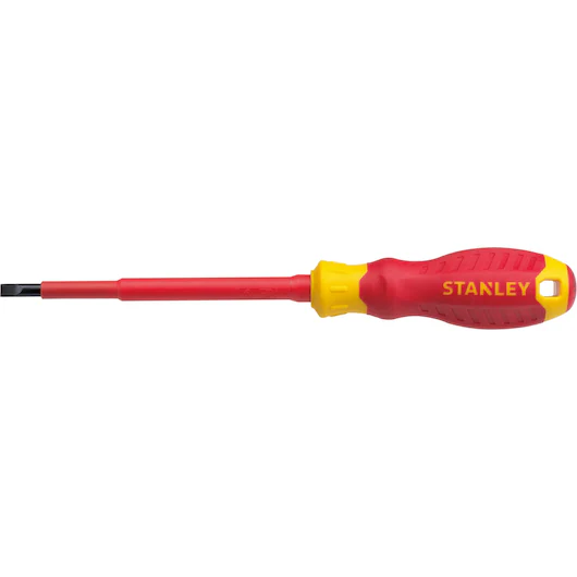 DESTORNILLADOR PLANO 7/32» (5.5MM) X 5» (125MM) AISLADA A 1000V STANLEY – Ref.STMT60165-LA