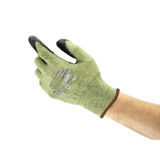 GUANTE ACTIVARMR EN NEOPRENO, RESISTENCIA AL FUEGO, ARCO ELÉCTRICO, CALOR Y LLAMA, FLASH FIRE, LIBRE DE SILICON, FORRO FINO TEJIDO DE GALGA 13 CON DUPONT KEVLAR, COLOR NEGRO, CUMPLE CON FR CGSB 155.20-2000, CATEGORÍA DEL ARCO 9.4 CAL/CM2 NIVEL 2 SEGÚN, AS – Ref.80-813