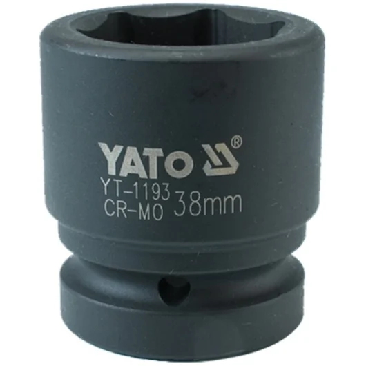 CUBO CORTO HEXAGONAL DE IMPACTO DE C-1″ X 38MM YATO Ref.YT-1193