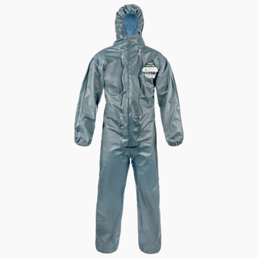 OVEROL DESECHABLE PYROLON PLUS 2. MOD. EWP428, MARCA LAKELAND, SIZE XL.  RETARDANTE A LA LLAMA, PROPIEDADEDS ANTI ESTATICA. ELASTICOS EN PUÑO, CINTURA Y TOBILLOS. CUMPLE CON EN 11612, EN 14116. ISO – ECR428-XL