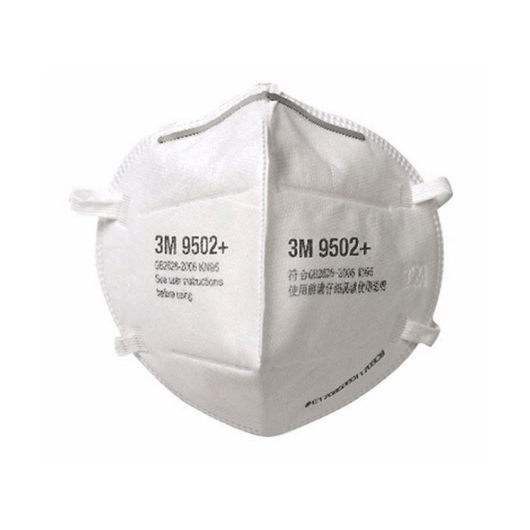 RESPIRADOR PARA PARTICULAS NIOSH N95, CLIP NASAL AJUSTABLE, CAJA DE 50/1, REF. 9502, MARCA 3M – 9502