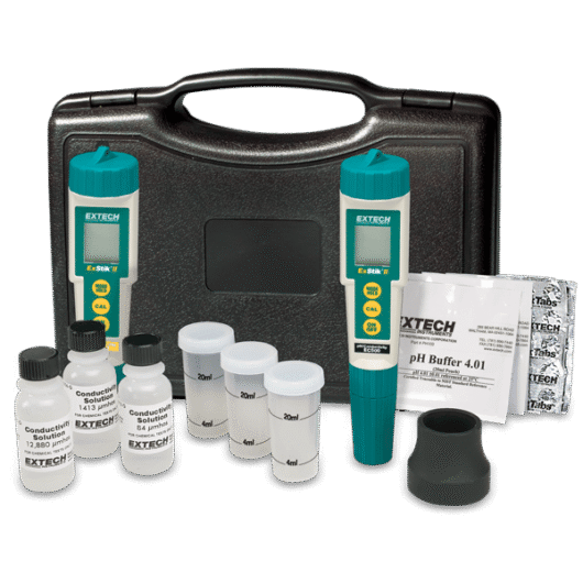 KIT DE PRUEBA DE CONDUCTIVIDAD PH-METRO DE ALTA PRECISION Y RANGO AUTOMATICO EXTECH Ref.EC510
