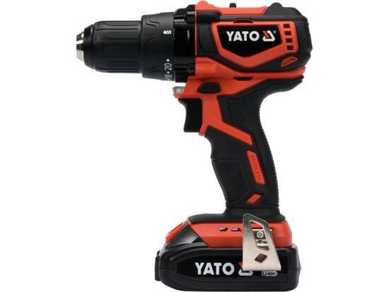TALADRO/ATORNILLADOR 1/2" 18V LI-LON + 1 BATERIA 2AH + CARGADOR + MALETIN MODELO:YT-82794 YATO Ref.YT-82794 - Imagen 2
