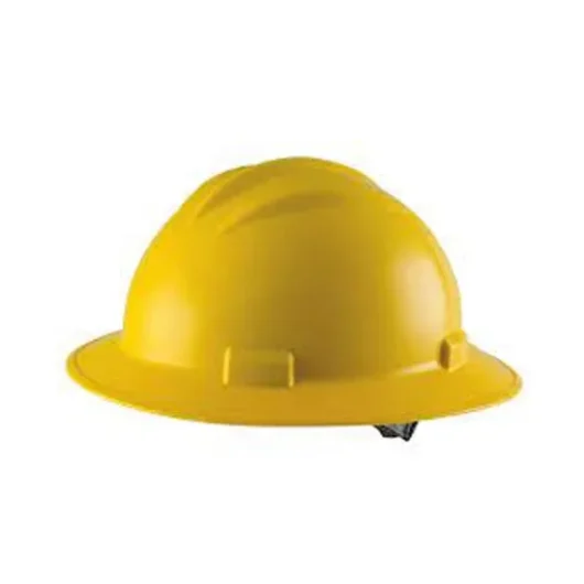 CASCO ALA ANCHA BULLARD AMARILLO SUSPENSION RATCHET 4 PUNTOS, CLASE E Y G DIELECTRICO, TIPO I – 71YLB