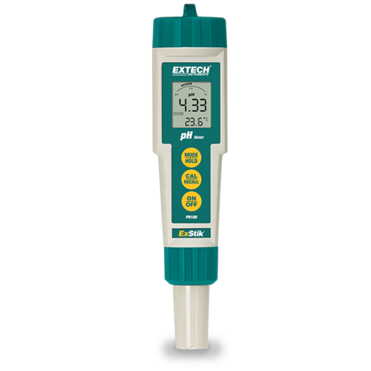 MEDIDOR EXSTIK DE EXTECH, RESISTENTE AL AGUA Ref.PH100
