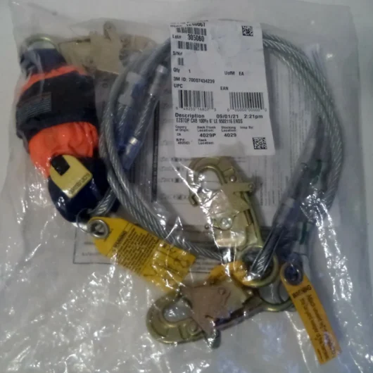 3M ™ DBI-SALA® EZ-STOP ™ ESLINGA DE AMARRE BORDE DE ATAQUE 100% CABLE DE AMARRE CORDÓN AMORTIGUADOR, NARANJA, 6 PIES REF:1246067 – 1246067